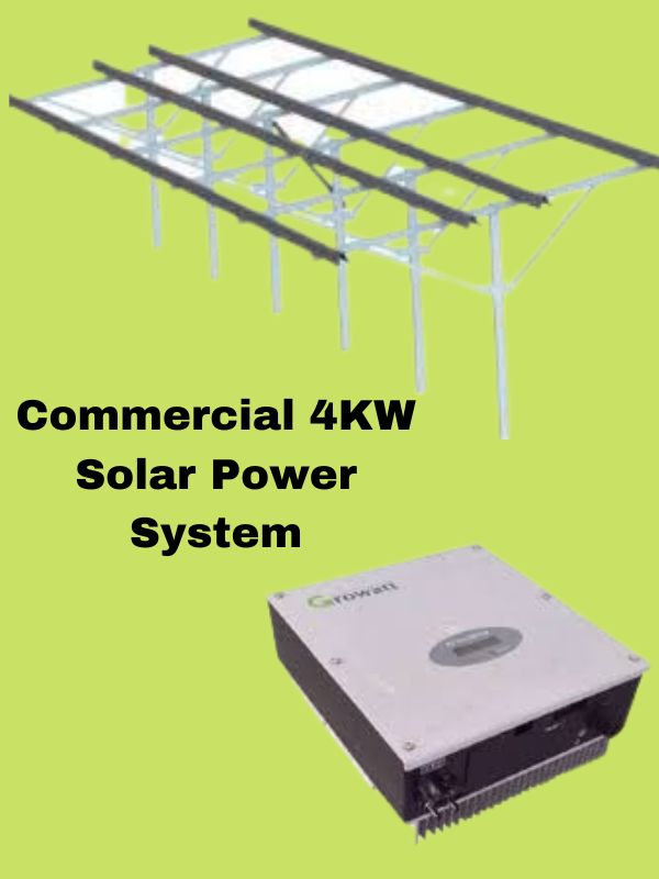Commercial 4KW Solar Power System Price in Bangladesh
