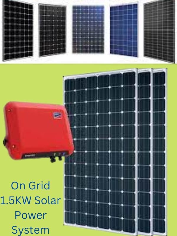 On Grid 1.5KW Solar Power System